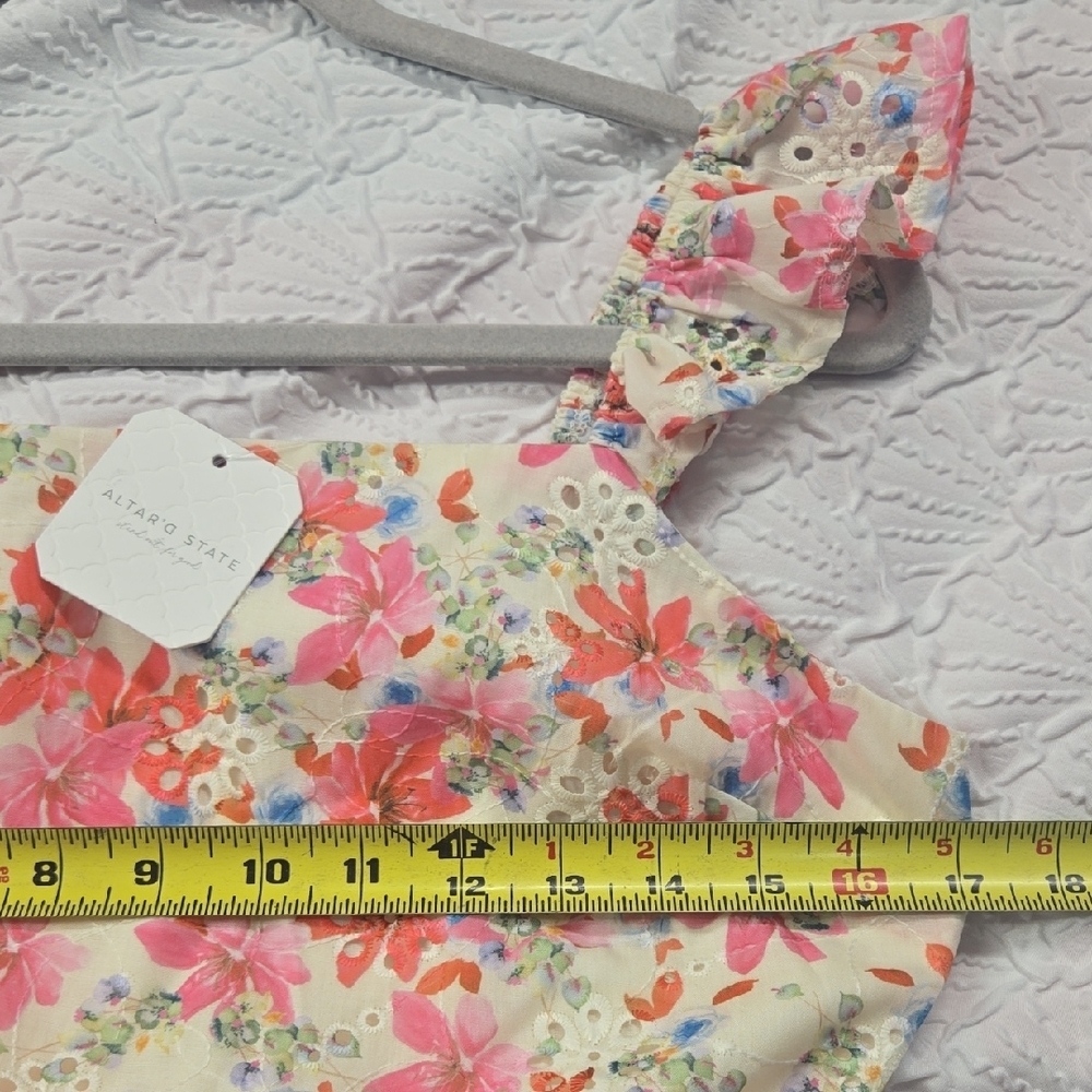 Altar'd State Floral Ruffle Strap Dress - Picture 6 of 12